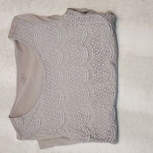 LOFT Women's 3/4 sleeve lace top Size: Small
